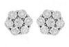 White Gold Diamond Stud Earrings