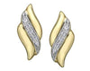 Yellow Gold Diamond Earrings