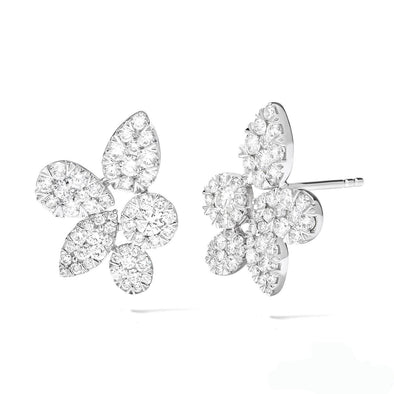 White Gold Diamond Earrings