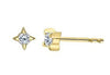 Yellow Gold Canadian Diamond Stud Earrings