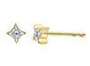 Yellow Gold Canadian Diamond Stud Earrings