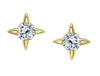 Yellow Gold Canadian Diamond Stud Earrings