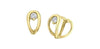 Yellow Gold Canadian Diamond Earrings