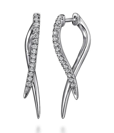 White Gold Diamond Earrings