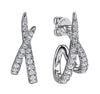 White Gold Diamond Earrings