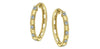 Yellow Gold Canadian Diamond Huggie Earrings