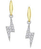 Yellow Gold Diamond Drop Earrings