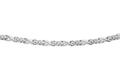 White Gold Diamond Tennis Bracelet.