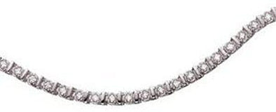 White Gold Diamond Tennis Bracelet.