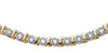 Yellow Gold Diamond Tennis Bracelet.