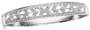 White Gold Diamond Bangle Bracelet. 0.56 Total Diamond Weight.