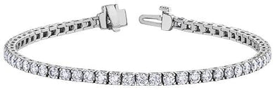 White Gold Diamond Tennis Bracelet.