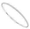 White Gold Diamond Bangle Bracelet.