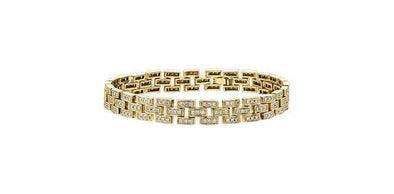 Yellow Gold Diamond Bracelet LinkLink Bracelet.