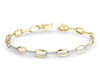 Yellow Gold Diamond Tennis Bracelet.