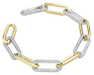 Yellow Gold Diamond Bracelet.