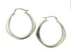 White Gold Hoop Earring