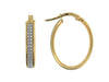 Yellow Gold Hoop Earring