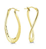 Yellow Gold Hoop Earring