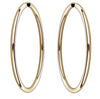 Yellow Gold Superflex Hoop Earrings.