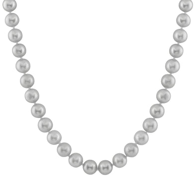 Cultured Freshwater 7.0 - 7.5mm Pearls.18 Inch Knotted Strand., White Gold Clasp.