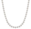 Cultured Akoya6.0 - 6.5mm Pearls.18 Inch Knotted Strand., Yellow Gold Clasp.