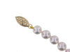 Cultured Akoya6.0 - 6.5mm Pearls.18 Inch Knotted Strand., Yellow Gold Clasp.