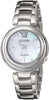 Citizen Ladies Stainless Steel Bracelet Sapphire Crystal, 50m 5ATM Water Resistant, Mother of Pearl Dial Eco-Drive Watch