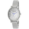 Wittnauer Ladies Silver Tone, Mesh Band Swarovski Crystal Quartz Watch