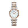 Bulova Ladies Two Tone Diamond Dial, Sapphire Crystal, Mother of Pearl Dial Quartz Watch -