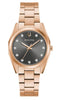 Bulova Ladies Rose Gold Tone, Stainless Steel Bracelet Diamond Dial Quartz Watch