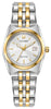 Citizen Ladies Two Tone, Stainless Steel Bracelet Date Only, 100m 10ATM Water Resistant Eco-Drive Watch -