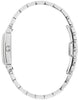 Bulova Ladies Silver Tone, Stainless Steel Bracelet Diamond Dial, 30m 3ATM Water Resistant Quartz Watch -