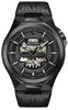 Bulova Gents Black, Leather Strap Sapphire Crystal, 100m 10ATM Water Resistant Automatic, Mechanical, Self Wind Watch -