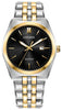 Citizen Gents Two Tone, Stainless Steel Bracelet Date Only, 100m 10ATM Water Resistant Eco-Drive Watch -