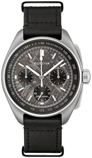 Bulova Gents Gun Metal / Gray 50m 5ATM Water Resistant Quartz Watch -Meteorite