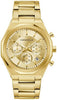 Caravelle Gents Gold Tone, Stainless Steel Bracelet Date Only, 30m 3ATM Water Resistant, 24 Hour Dial Quartz Watch -