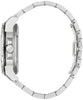 Bulova Gents Silver Tone, Stainless Steel Bracelet Diamond Dial, 200m 20ATM Water Resistant Automatic Watch -