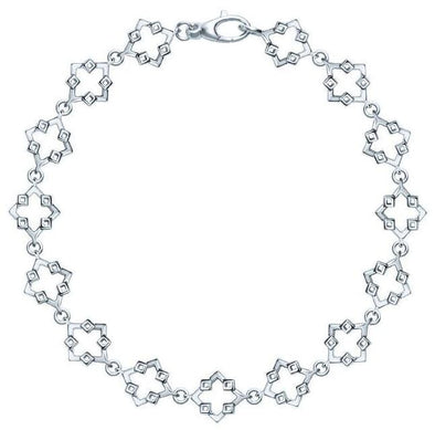 Sterling Silver Open Link Muse Bracelet