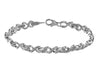 Sterling Silver Diamond Tennis Bracelet.