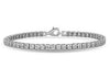 Sterling Silver Diamond Tennis Bracelet.