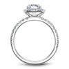 White Gold Engagement Ring. Featuring A Signature Created Lab Grown Center Diamond And Earth Mined Accent Diamonds.