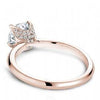 Rose Gold Engagement Ring. Featuring A Signature Created Lab Grown Center Diamond And Earth Mined Accent Diamonds.