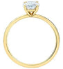 Yellow Gold Solitaire Engagement Ring. Featuring A Signature Created Lab Grown Center Diamond.