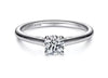 White Gold Solitaire Engagement Ring. Featuring A Signature Created Lab Grown Center Diamond.