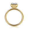 Yellow Gold Solitaire Engagement Ring. Featuring A Signature Created Lab Grown Center Diamond.