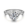 White Gold Solitaire Engagement Ring. Featuring A Signature Created Lab Grown Center Diamond.