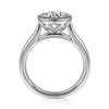 White Gold Solitaire Engagement Ring. Featuring A Signature Created Lab Grown Center Diamond.